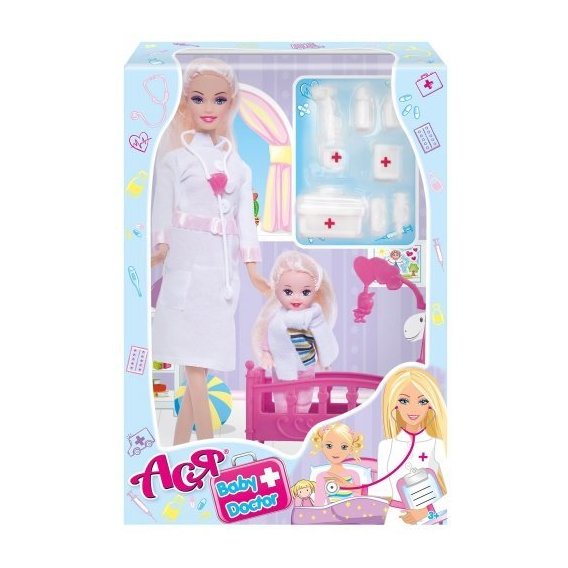 Кукла Ася Детский доктор с аксессуарами (35101)