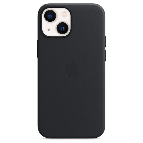 Аксессуар для iPhone Apple Leather Case with MagSafe Midnight (MM0M3) for iPhone 13 mini UA