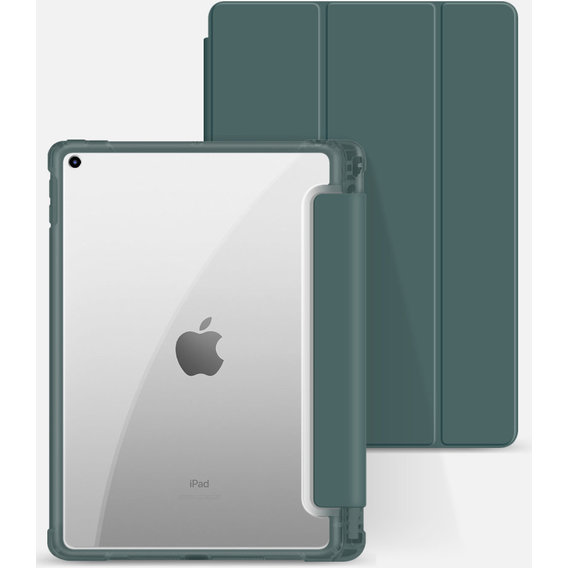 Аксессуар для iPad BeCover Case Book Soft Edge with Pencil mount Dark Green (706811) for iPad 10.2" (2019-2021)