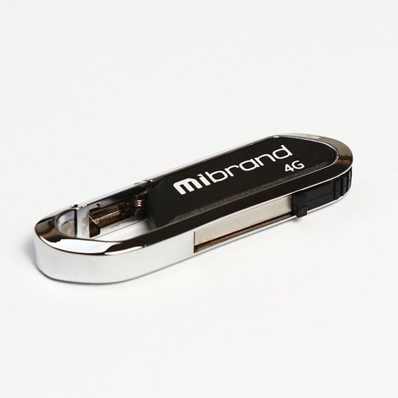 USB-флешка Mibrand 4GB Aligator Grey USB 2.0 (MI2.0/AL4U7G)