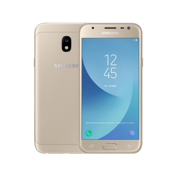 Смартфон Samsung Galaxy J3 2017 16GB Single Gold J330F
