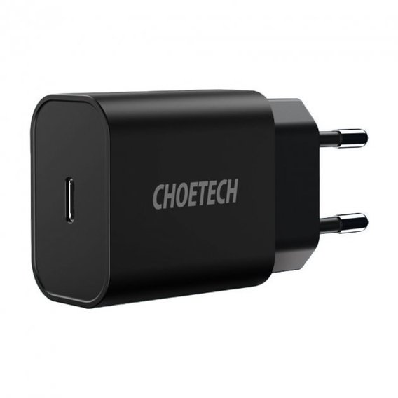 Зарядное устройство Choetech USB-C Wall Charger 20W Black (Q5004)