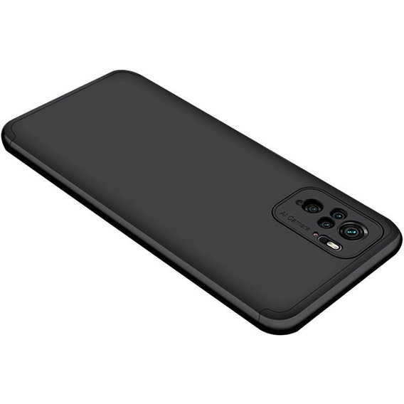 Аксессуар для смартфона LikGus Case 360° Black for Xiaomi Redmi Note 10 / Note 10s