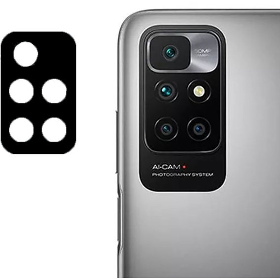Аксессуар для смартфона BeCover Tempered Glass Black for Camera Xiaomi Redmi Note 11 4G / Redmi 10 / 10 Prime / 10 Prime 2022