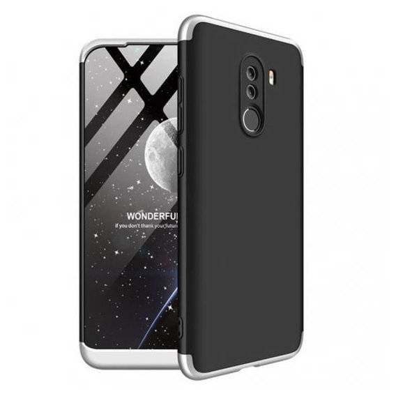Аксессуар для смартфона LikGus Case 360° Black/Silver for Xiaomi Pocophone F1