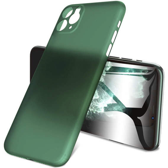 Аксессуар для iPhone LikGus Case Ultrathin 0,3mm Green for iPhone 11 Pro