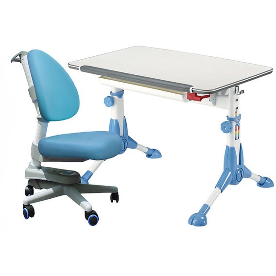 Комплект Mealux стол Rene BL + кресло Ergotech BL