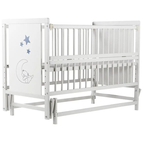Детская кроватка Babyroom Медвежонок M-02 белый (624462)