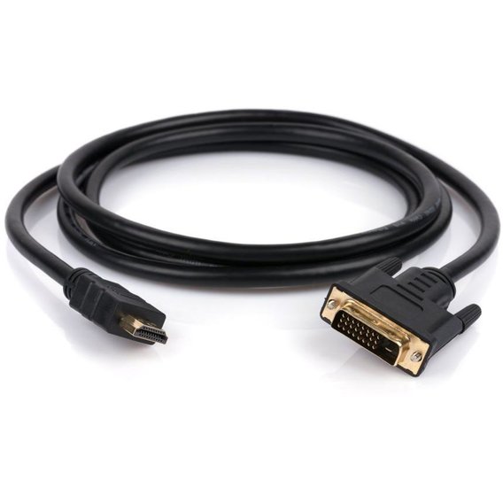 Кабель и переходник Vinga HDMI to DVI 24+1 3.0m (VCPHDMIDVI3)