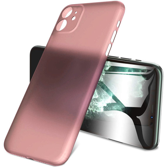 Аксессуар для iPhone LikGus Case Ultrathin 0,3mm Pink for iPhone 11