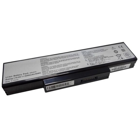Батарея для ноутбука ASUS A32-K72 10.8V Black 5200mAh OEM