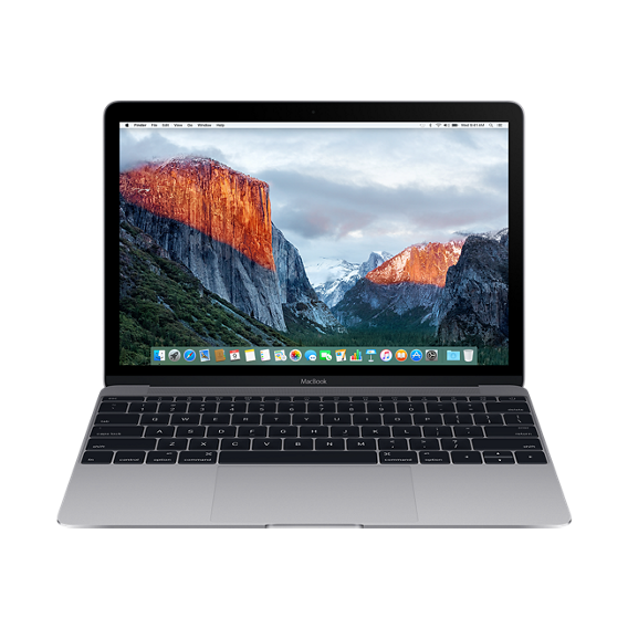 Apple MacBook 12" 256GB Space Gray (MLH72) 2016