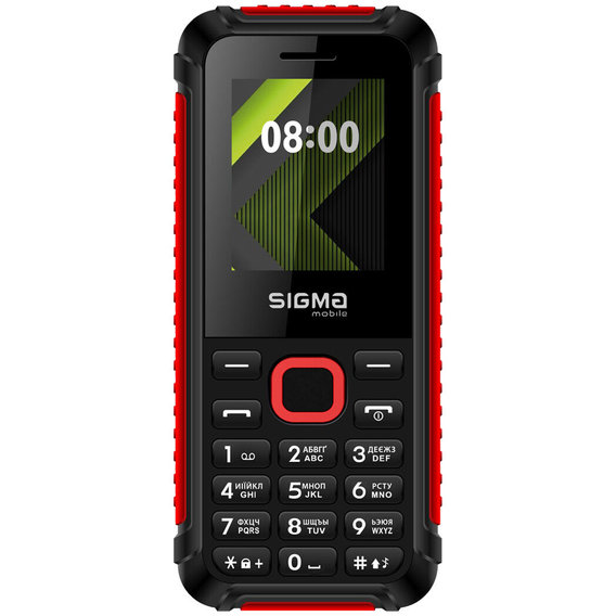 Мобильный телефон Sigma mobile X-style 18 Track black-red (UA UCRF)