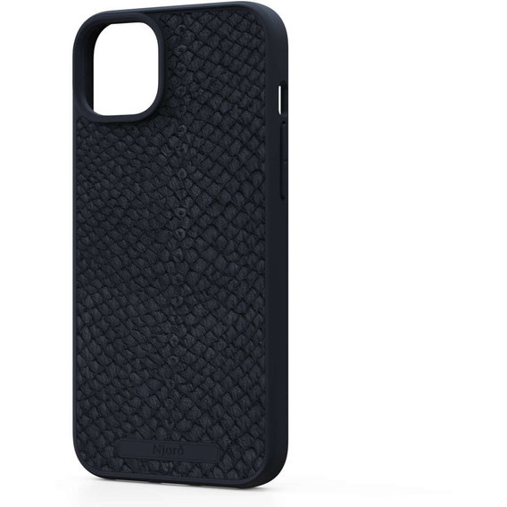 Аксессуар для iPhone Njord Salmon Leather MagSafe Case Black (NA52SL00) for iPhone 15 Plus