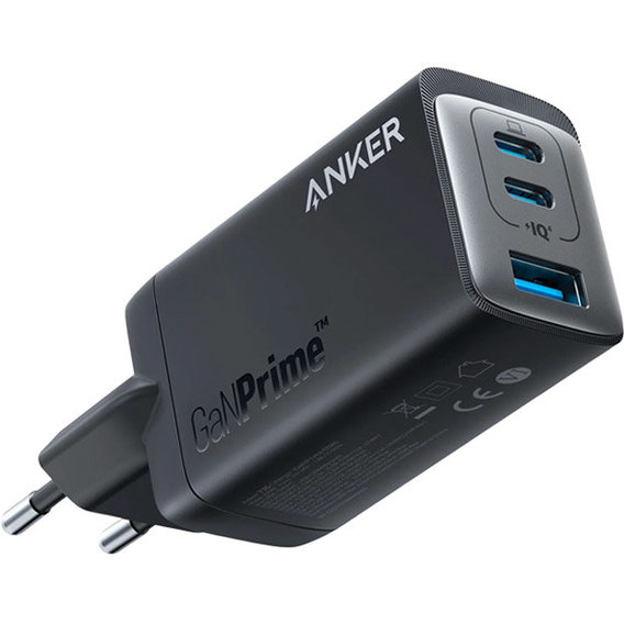 Зарядное устройство ANKER Wall Charger 2xUSB-C+USB PowerPort 735 GaNPrime 65W Black (A2668311)
