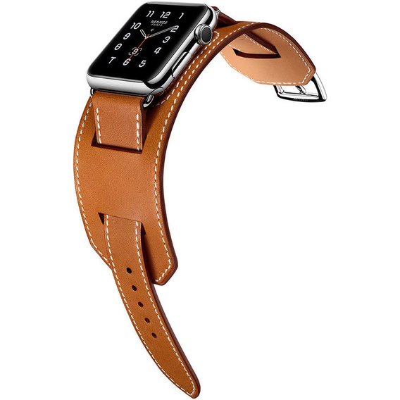 Аксессуар для Watch COTEetCI W10 Fashion Leather Band Brown (WH5211-KR) for Apple Watch 38/40mm