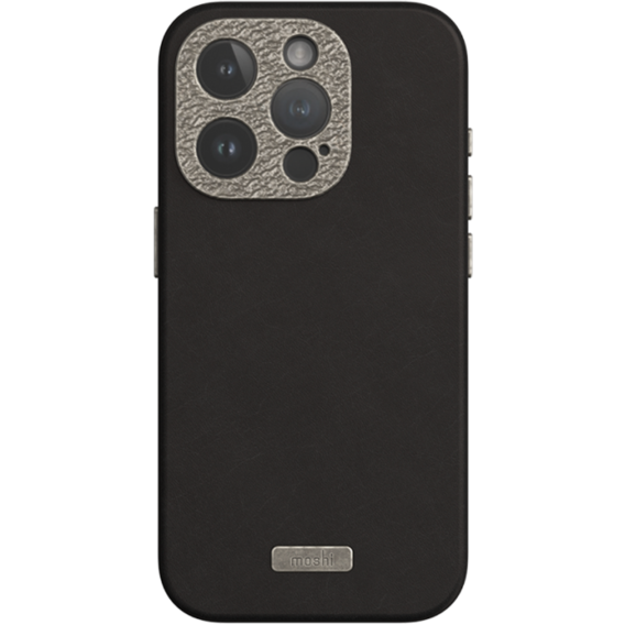 Аксессуар для iPhone Moshi Napa Slim Hardshell Case Midnight Black (99MO231103) for iPhone 15 Pro