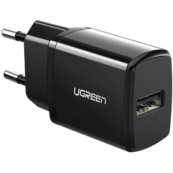 Зарядное устройство Ugreen Wall Charger ED011 2.1A Black (50459)