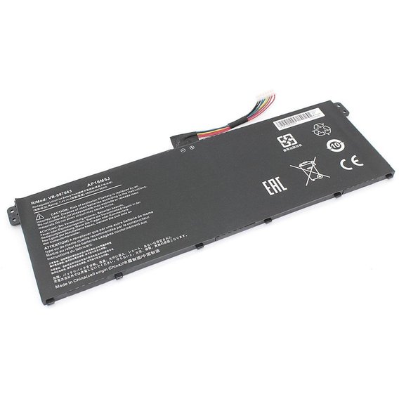 Батарея для ноутбука Acer AP16M5J 3 A315-21 7.4V Black 4800mAh OEM (87663)