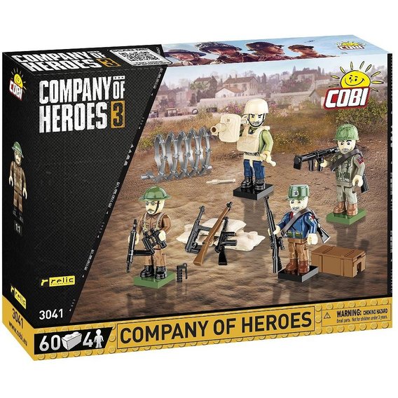 Конструктор COBI Company of Heroes 3 Компания героев, 60 деталей