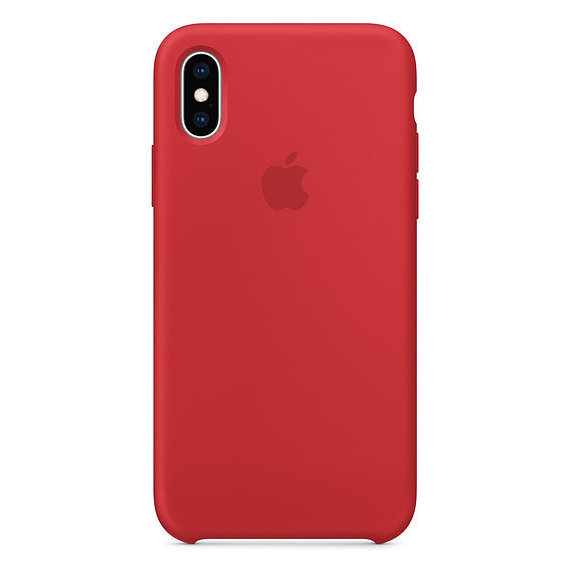 Аксессуар для iPhone Apple Silicone Case (PRODUCT) Red (MRWC2) for iPhone Xs