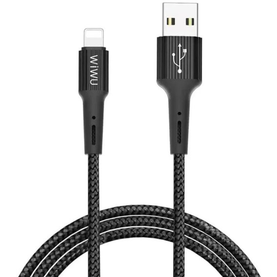 Кабель WIWU Gear G30 Series USB Cable to Lightning 1.2m Black