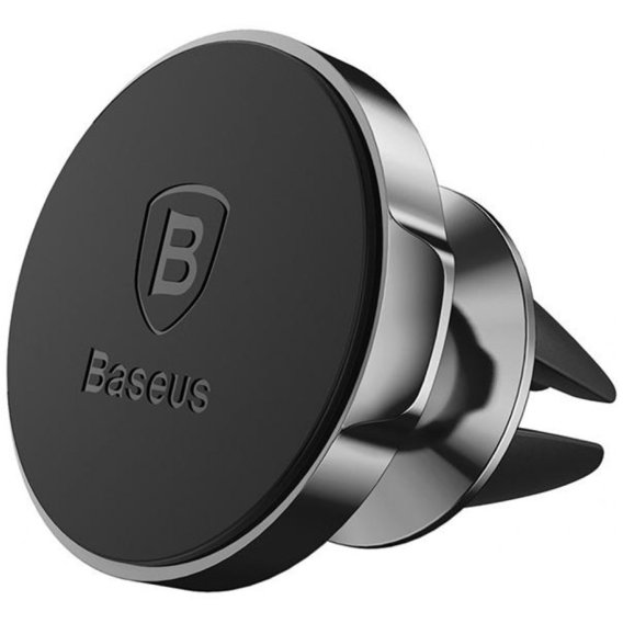 Держатель и док-станция Baseus Car Holder Magnetic Small Ears Air Vent Black (SUER-A01)