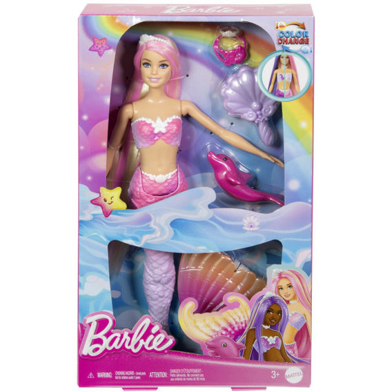Кукла-русалка Barbie Dreamtopia Русалка Цветная магия (HRP97)
