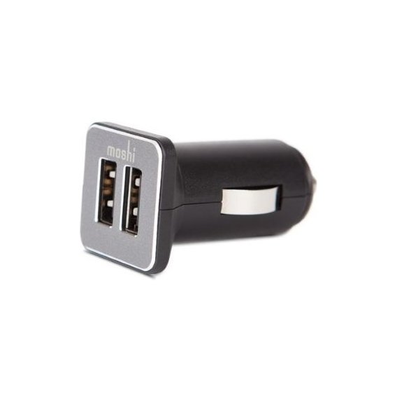 Зарядное устройство Moshi USB Car Charge Revolt Duo with Lightning Cable 4.2 A Black (99MO022006) 