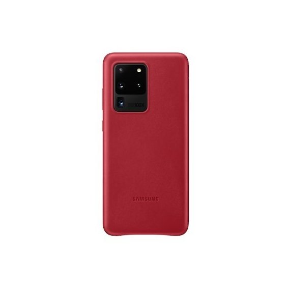 Аксессуар для смартфона Samsung Leather Cover Red (EF-VG988LREGRU) for Samsung G988 Galaxy S20 Ultra