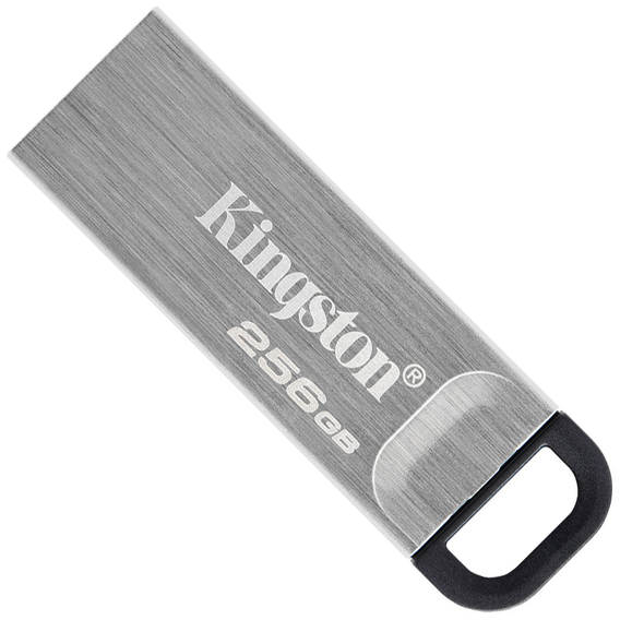 USB-флешка Kingston 256GB Kyson USB 3.2 Silver / Black (DTKN / 256GB)