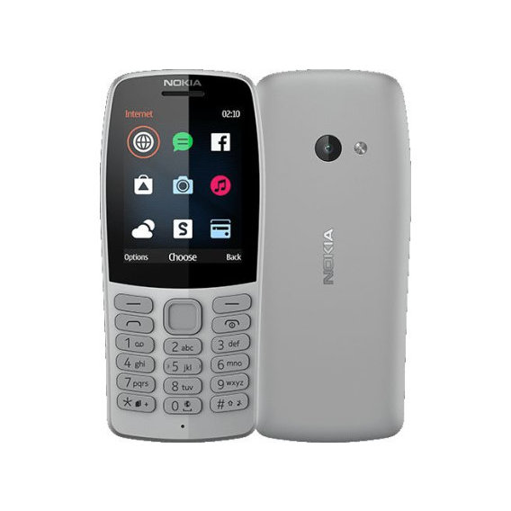 Мобильный телефон Nokia 210 Dual Grey (UA UCRF)