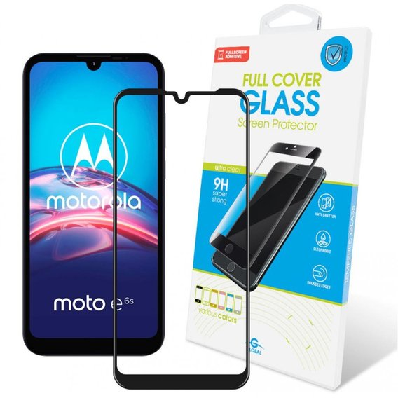 Аксессуар для смартфона Global Tempered Glass Full Glue Black for Motorola E6S