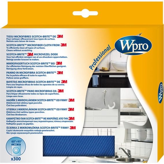 губки кухонные, салфетки для уборки Wpro Микрофибра 320x360мм (484000000089)