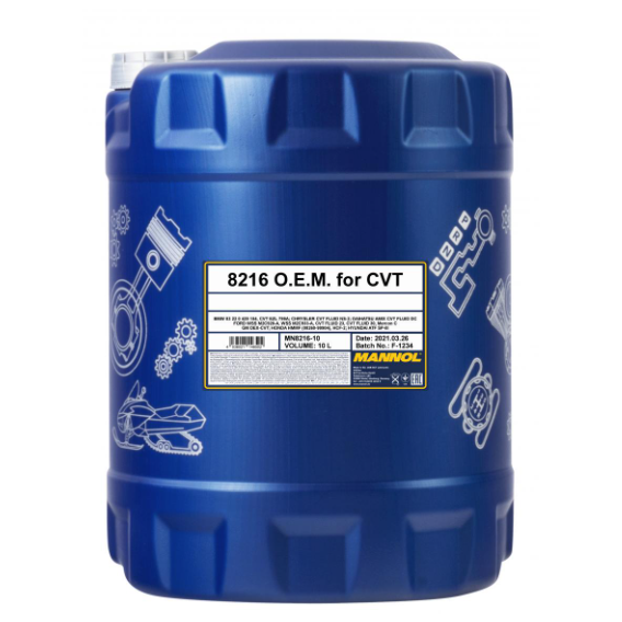 Трансмісійна олія Mannol 8216 O.E.M. для CVT. 10 л (MN8216-10)