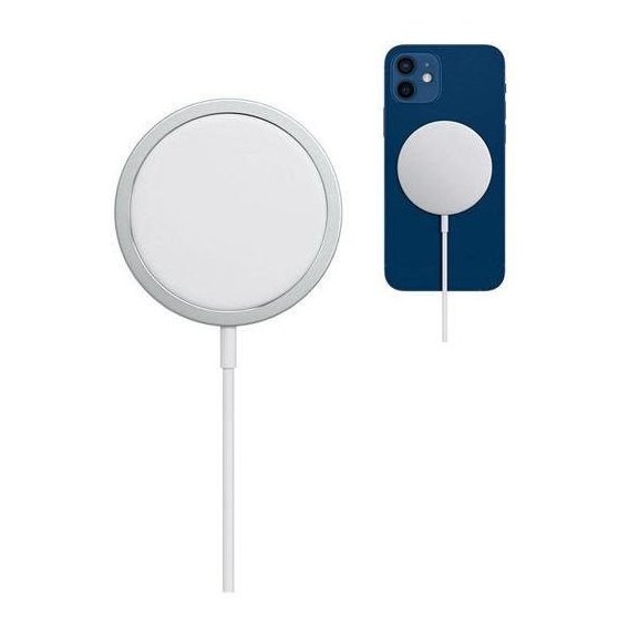 Зарядное устройство COTEetCI Wireless Charger MagSafe 15W White (CS5702) for iPhone 15 I 14 I 13 I 12 series