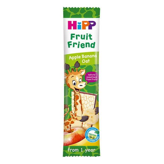 Фруктово-злаковый батончик HIPP яблоко банан 23 г (1999030)
