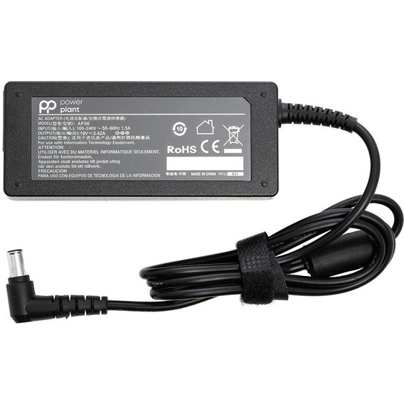Зарядное устройство PowerPlant LG 220V, 19V 65W 3.42A (6.5*4.4) (LG65F6544)
