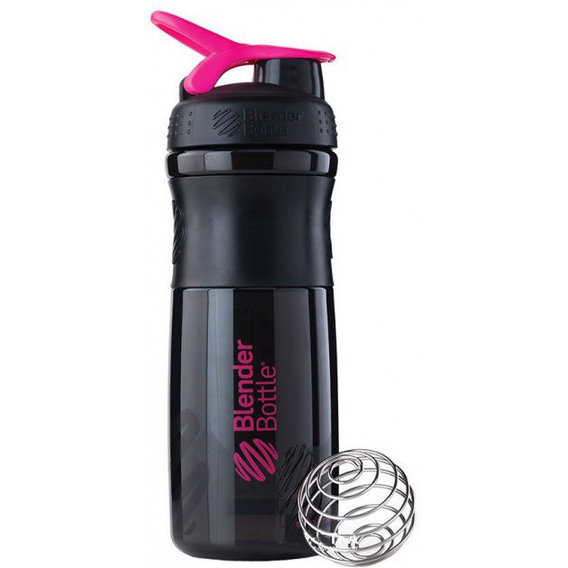 Шейкер Blender Bottle SportMixer 820 ml (28 oz) Black/Pink