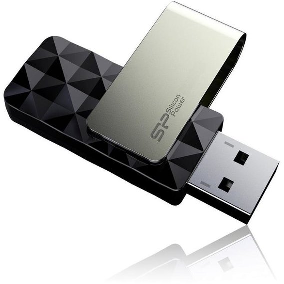 USB-флешка Silicon Power 256GB Blaze B30 USB 3.0 Black (SP256GBUF3B30V1K)