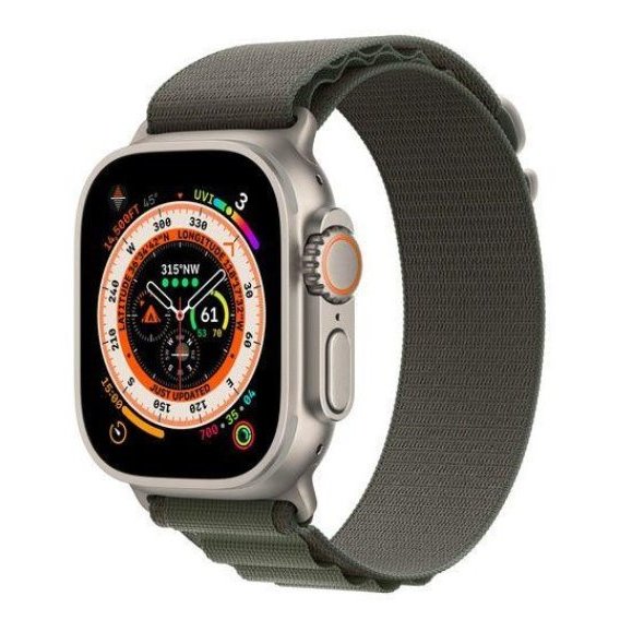 Аксессуар для Watch Apple Alpine Loop Green Size S (MQE23) for Apple Watch 44/45/49mm