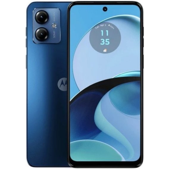 Смартфон Motorola G14 4/128GB Sky Blue (UA UCRF)