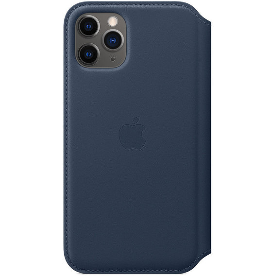 Аксессуар для iPhone Apple Leather Folio Case Deep Sea Blue (MY1L2) for iPhone 11 Pro