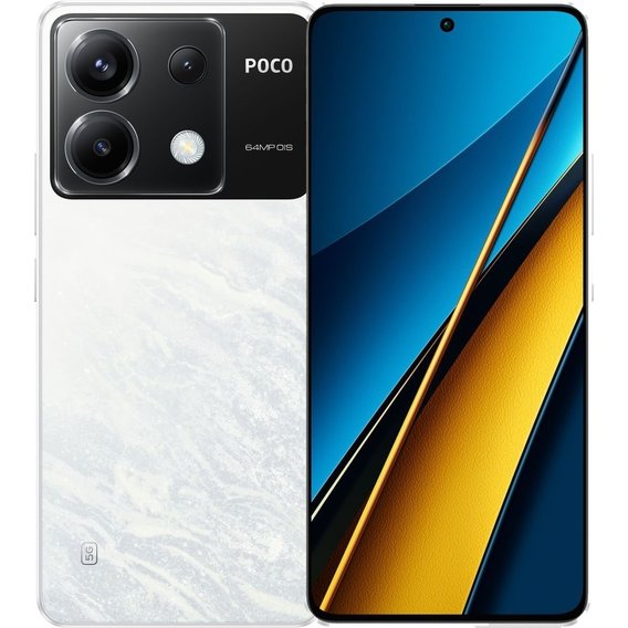 Смартфон Xiaomi Poco X6 5G 12/256GB White (Global)