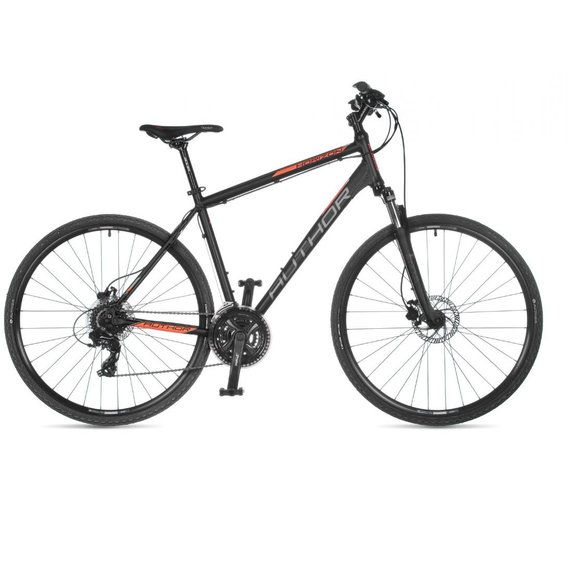 Велосипед AUTHOR 2023 Horizon 28, рама 20 неоново-оранжевый/черный (2023124)