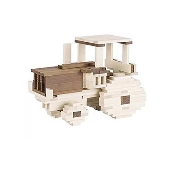 Конструктор деревянный Goki Строительные блоки 200 деталей (58532)