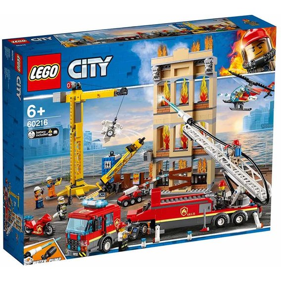 Конструктор LEGO City Городская пожарная бригада (60216)