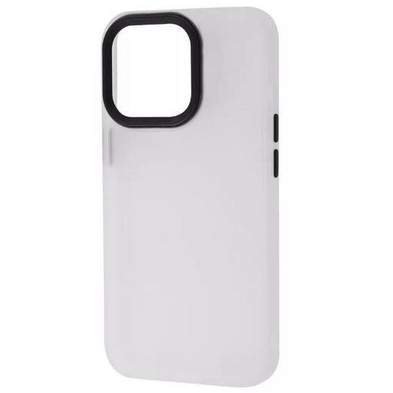 

Tpu Case Shadow Matte Metal Buttons White for iPhone 13 mini