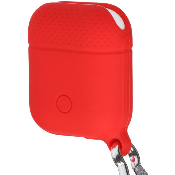 Чехол для наушников BeCover HUXING Series i-Smile with Belt Red IPH1458 (703331) for Apple AirPods