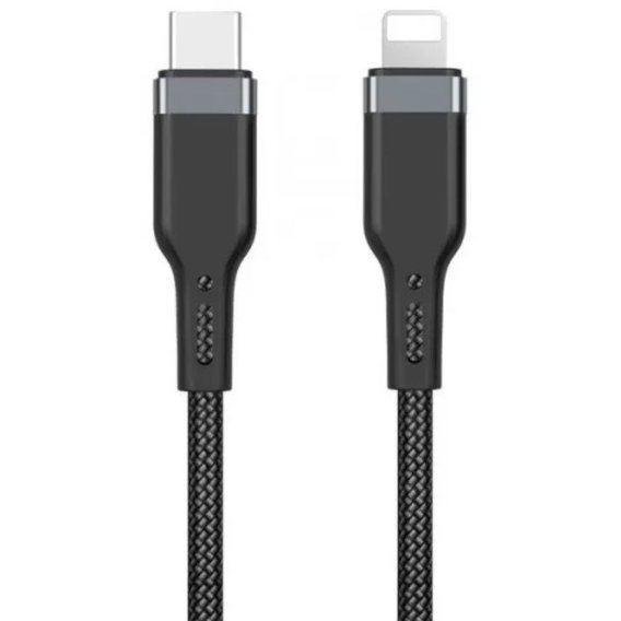 Кабель WIWU Platinum Series USB-C to Lightning 1.2m Black